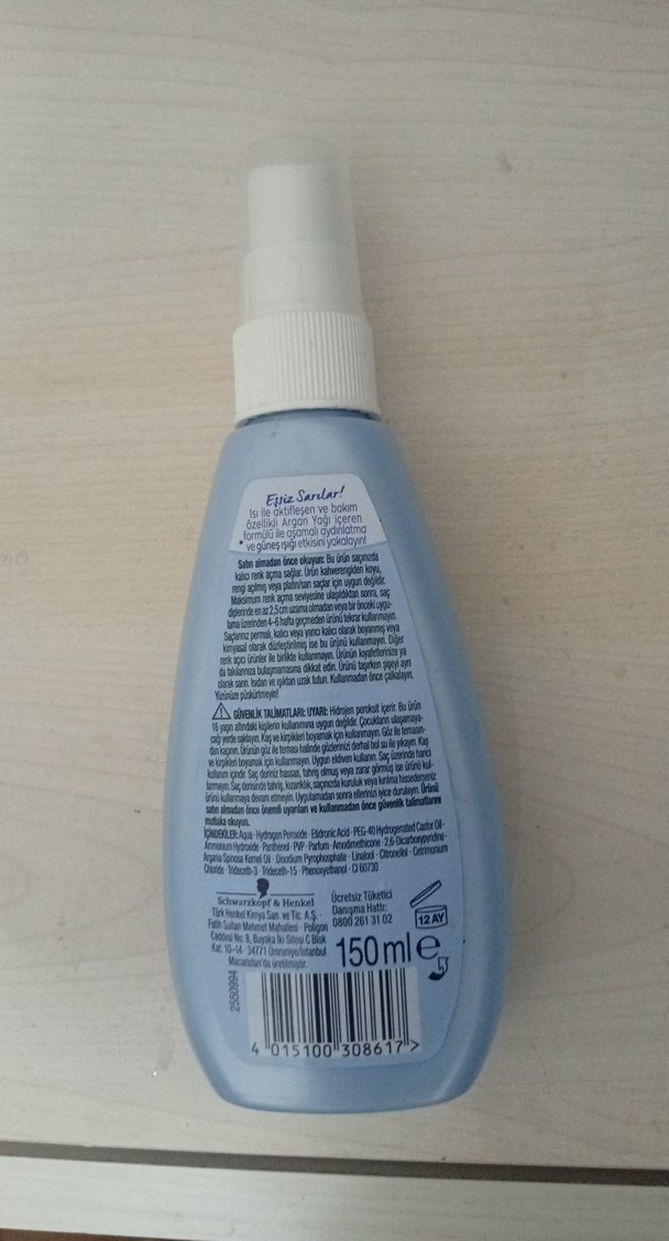 Palette Kalıcı Naturals Renk Açıcı Sprey - Görsel 2