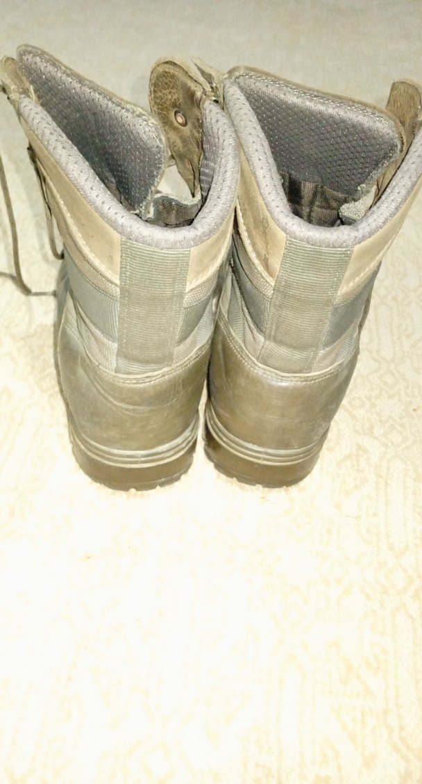 Gri Kamuflaj Desenli Erkek Süet Bot - Görsel 4