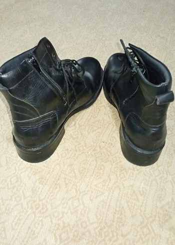 Siyah Tokalı Erkek Klasik Goth Çizme - Görsel 4