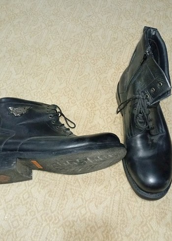 Siyah Tokalı Erkek Klasik Goth Çizme - Görsel 2