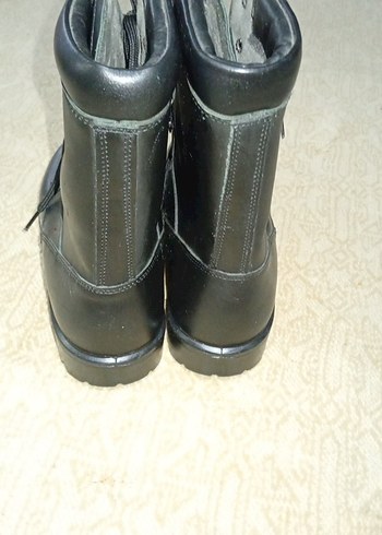 Erkek Siyah Bağcıklı Kauçuk Bot - Görsel 4