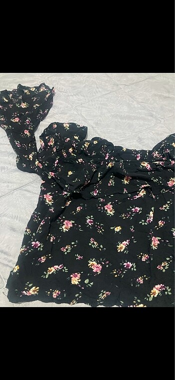 Zara Omuzları açık bluz