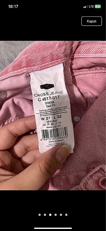 27 Beden Cross jean
