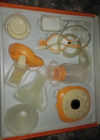 Turuncu Elektrikli Göğüs Pompası