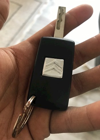 Siyah Minimalist Citroen Anahtarlık