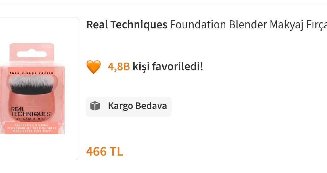 Real Techniques Fondöten Fırça - Görsel 2