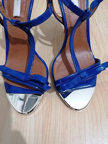 Zara Zara ince Bantlı Topuklu Ayakkabı