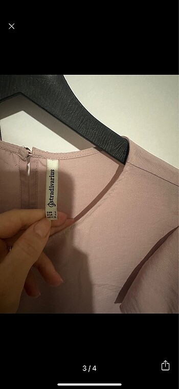 s Beden Stradivarius fırfırlı bluz
