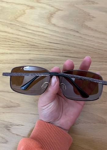 Kahverengi Minimalist Kadın Güneş Gözlüğü - Görsel 2