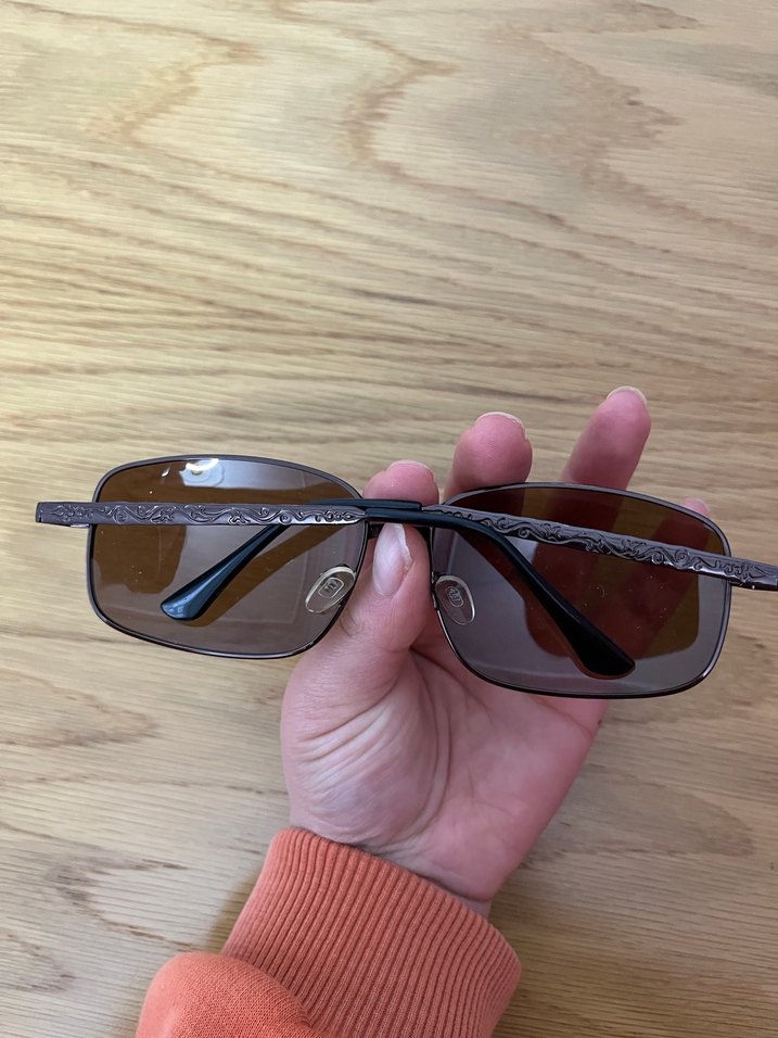 Kahverengi Minimalist Kadın Güneş Gözlüğü - Görsel 2