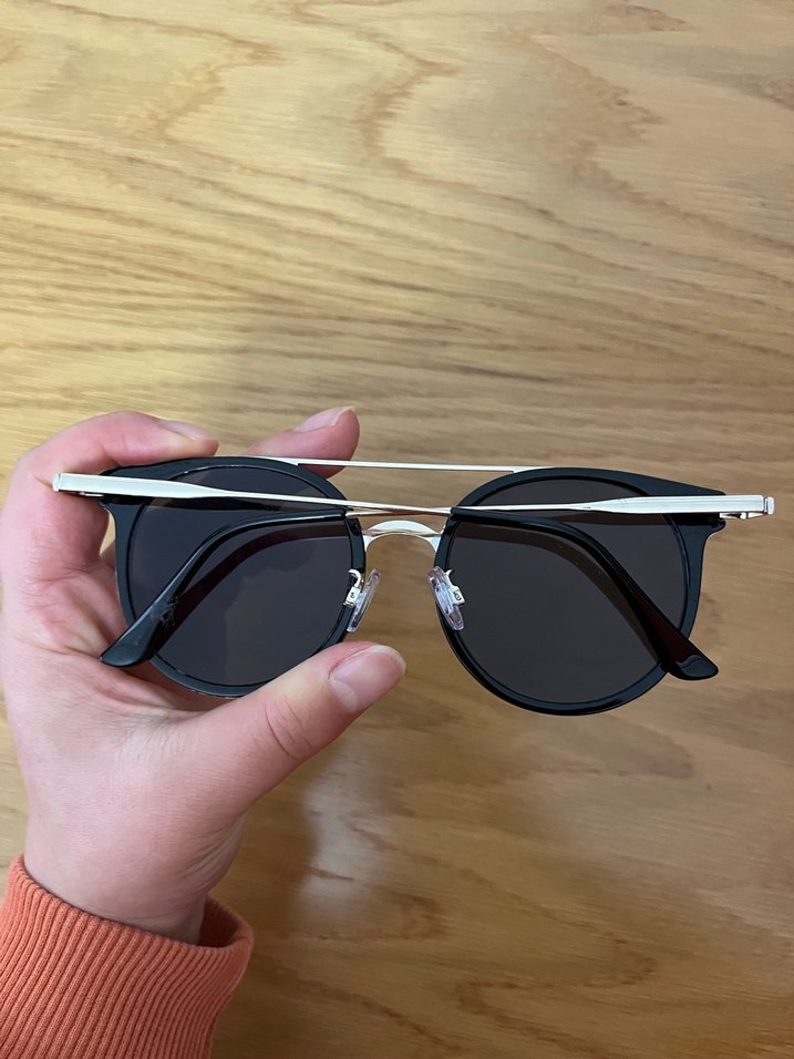 Parlak Siyah Klasik  Kadın Gözlüğü - Görsel 2