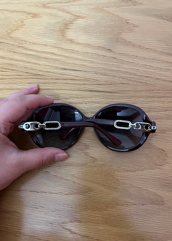 Kahverengi Kadın Güneş Gözlüğü - Görsel 3