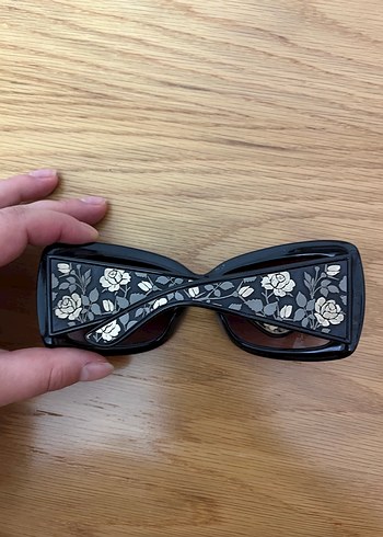 Kahverengi Kemer Detaylı Retro Kadın Güneş Gözlüğü - Görsel 2