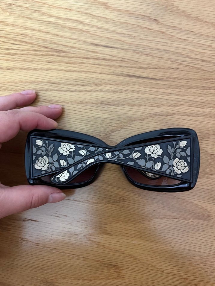 Kahverengi Kemer Detaylı Retro Kadın Güneş Gözlüğü - Görsel 2