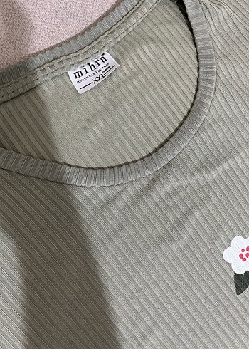 Yeşil Kadın Kısa Kollu Rahat Pijama Takımı - Görsel 6