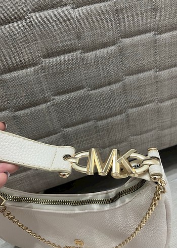 Michael Kors Zincir Detaylı krem Deri Kadın Çanta