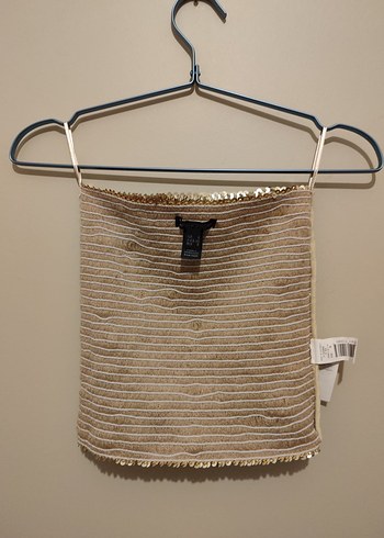 Mango marka payetli büstiyer S beden - Görsel 4