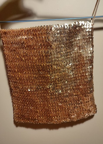 Mango marka payetli büstiyer S beden - Görsel 2