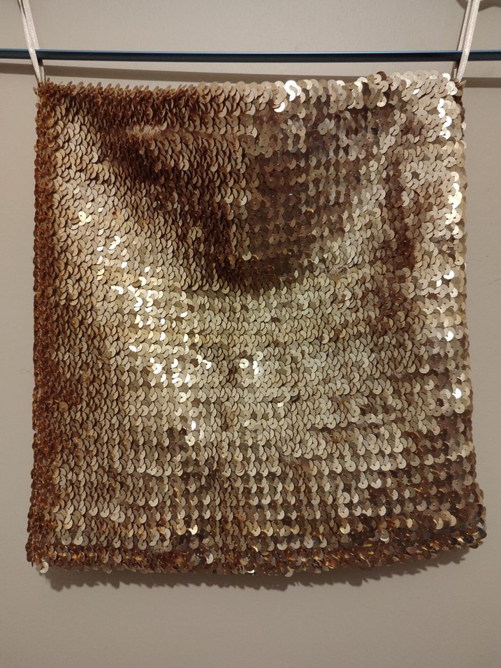 Mango marka payetli büstiyer S beden - Görsel 3