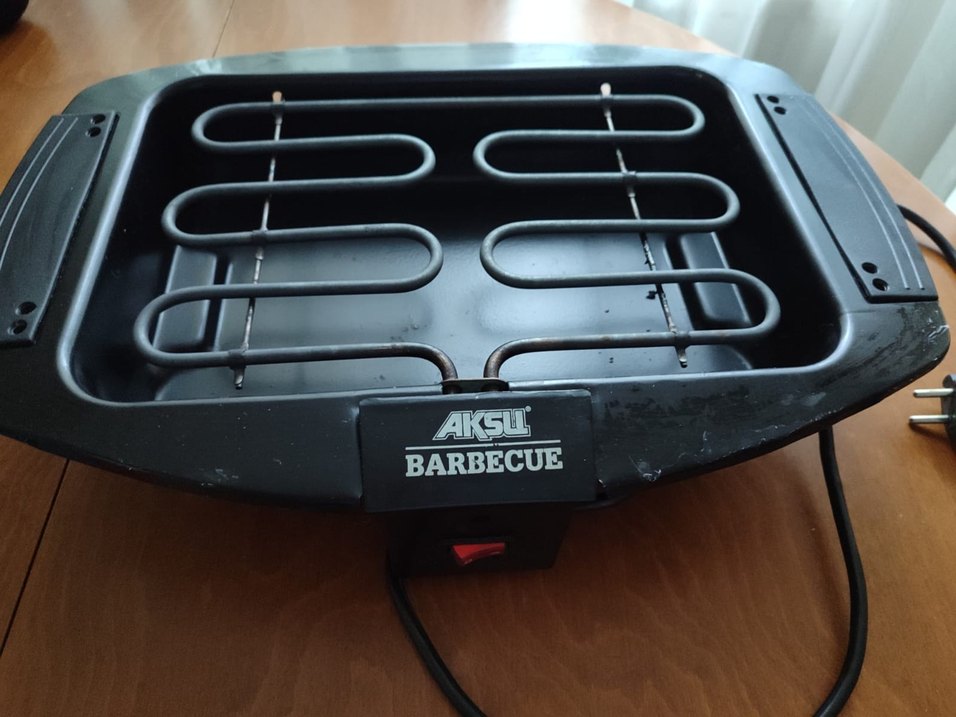 Aksu Siyah Elektrikli Barbekü Izgara - Görsel 2