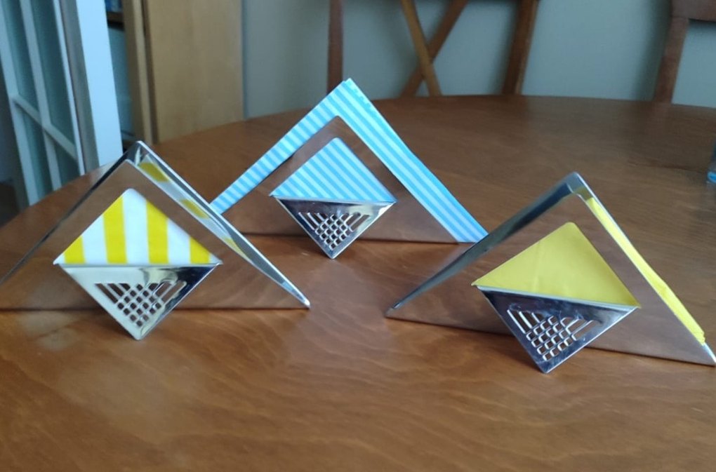 Jumbo timeless çelik peçetelik 18-10 krom nikel - Görsel 2