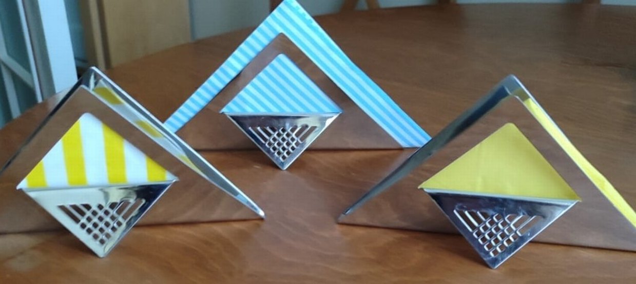 Jumbo timeless çelik peçetelik 18-10 krom nikel - Görsel 3