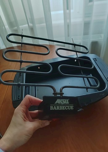 AKSU Siyah Elektrikli Barbekü Izgara - Görsel 7