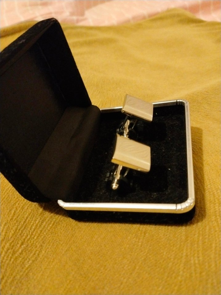 Çelik Modern Kol Düğmeleri - Görsel 2