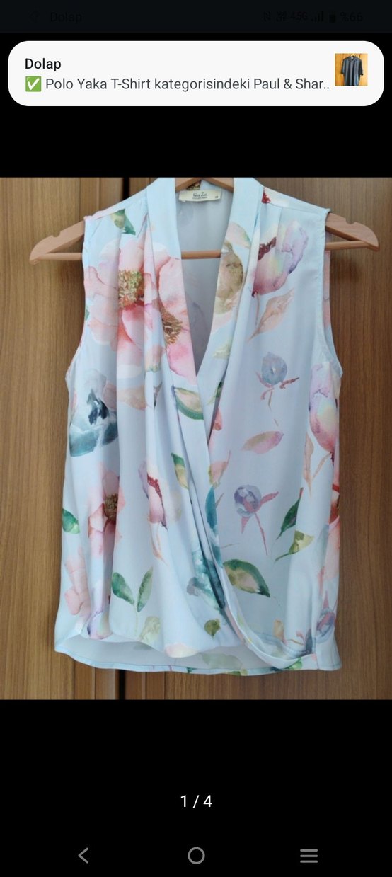 Bohem Drapeli Kolsuz Midi Bluz - Görsel 2