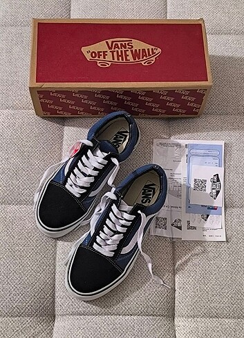VANS OLD SKOOL SİYAH-MAVİ 41-41.5-42-42-42.5-43-43-44-44-45NUMA
