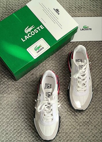 42 Beden ???????????????? LACOSTE???? ELİTE ACTİVE PREMİUM Beyaz-laciver