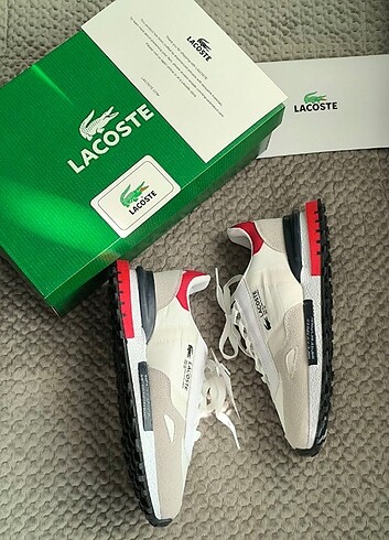 42 Beden beyaz Renk ???????????????? LACOSTE???? ELİTE ACTİVE PREMİUM Beyaz-laciver