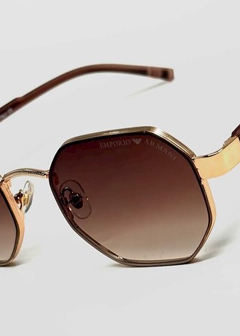 Emporio Armani Kadın Kahverengi Şeffaf Güneş Gözlüğü