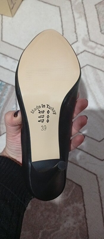 39 Beden siyah Renk Stiletto