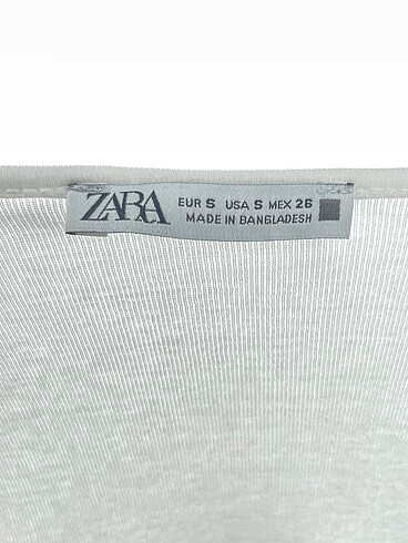 s Beden beyaz Renk Zara Bluz %70 İndirimli.