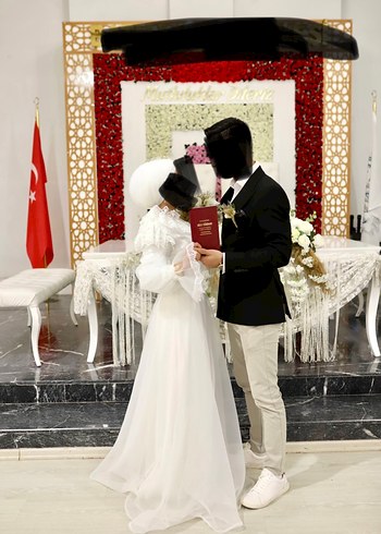 Tesettür nikah abiye (elbisesi) - Görsel 5
