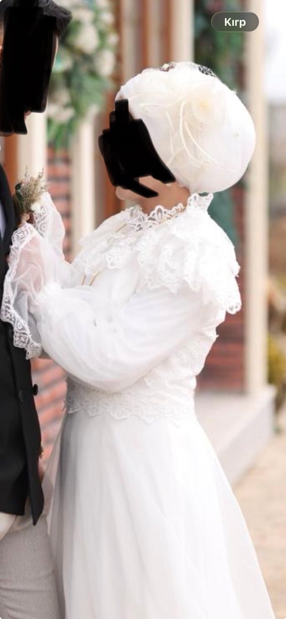 Tesettür nikah abiye (elbisesi) - Görsel 4