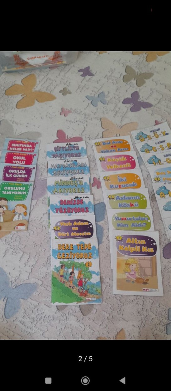 1.siniflar için set abaküs okuma kitapları vesayma boncuğu - Görsel 2