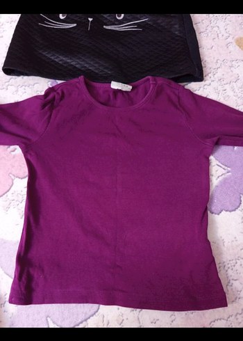 5-6 yaş Kız Çocuk çoklu Pamuklu Uzun Kollu Sweatshirt - Görsel 2