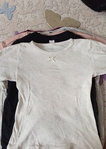 5-6 yaş Kız Çocuk çoklu Pamuklu Uzun Kollu Sweatshirt - Görsel 5