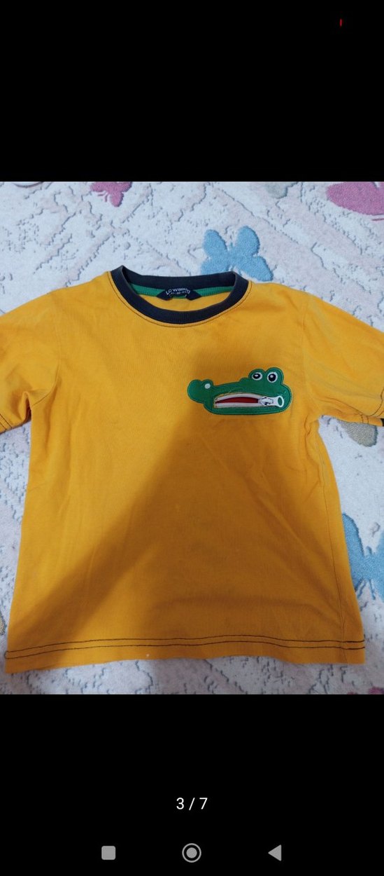 4-5 yaş toplu Erkek Çocuk Baskılı Sweatshirt - Görsel 3