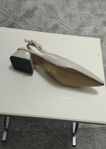 Bej Kadın Klasik Topuklu Ayakkabı - Görsel 2