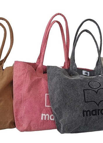 Beden pembe Renk Isabel Marant Tote Omuz Çantası