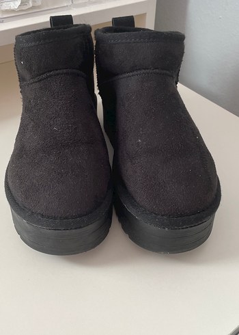 Ugg Siyah Ugg Kürklü Kadın Bot