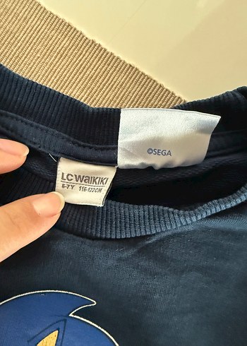 Mavi Sonic Baskılı Erkek Sweatshirt - Görsel 3