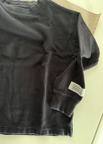 Siyah Erkek Çocuk Sweatshirt Uzun Kollu - Görsel 4