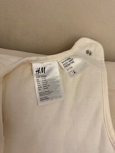 3-6 Ay Beden H&M Uyku Tulumu 2.5 Tog 3-6 ay