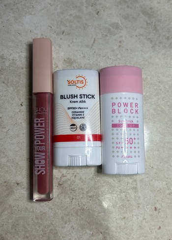 Soltis Krem Allık ve Güneş Koruyucu Stick Seti