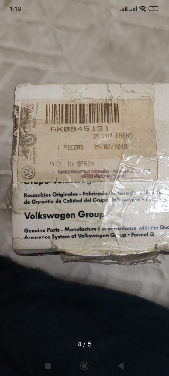 6K0945131 3. STOP LAMBASI POLO CLASSİC-CORDOBA-İBİZA - Görsel 5