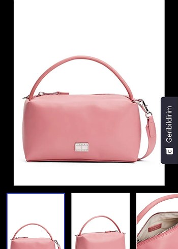 Tommy Hilfiger Gül Kurusu Kadın çapraz çanta - Görsel 2